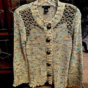 BCBG  MAXAZARIA CARDIGAN SWEATER